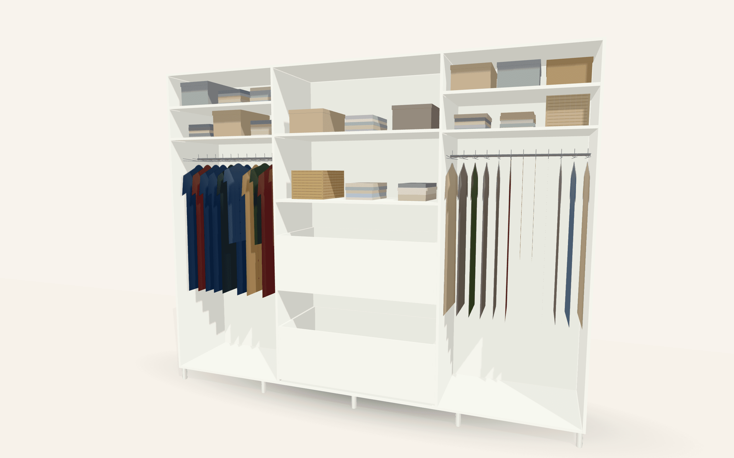 The Vanity Dresser Wardrobe