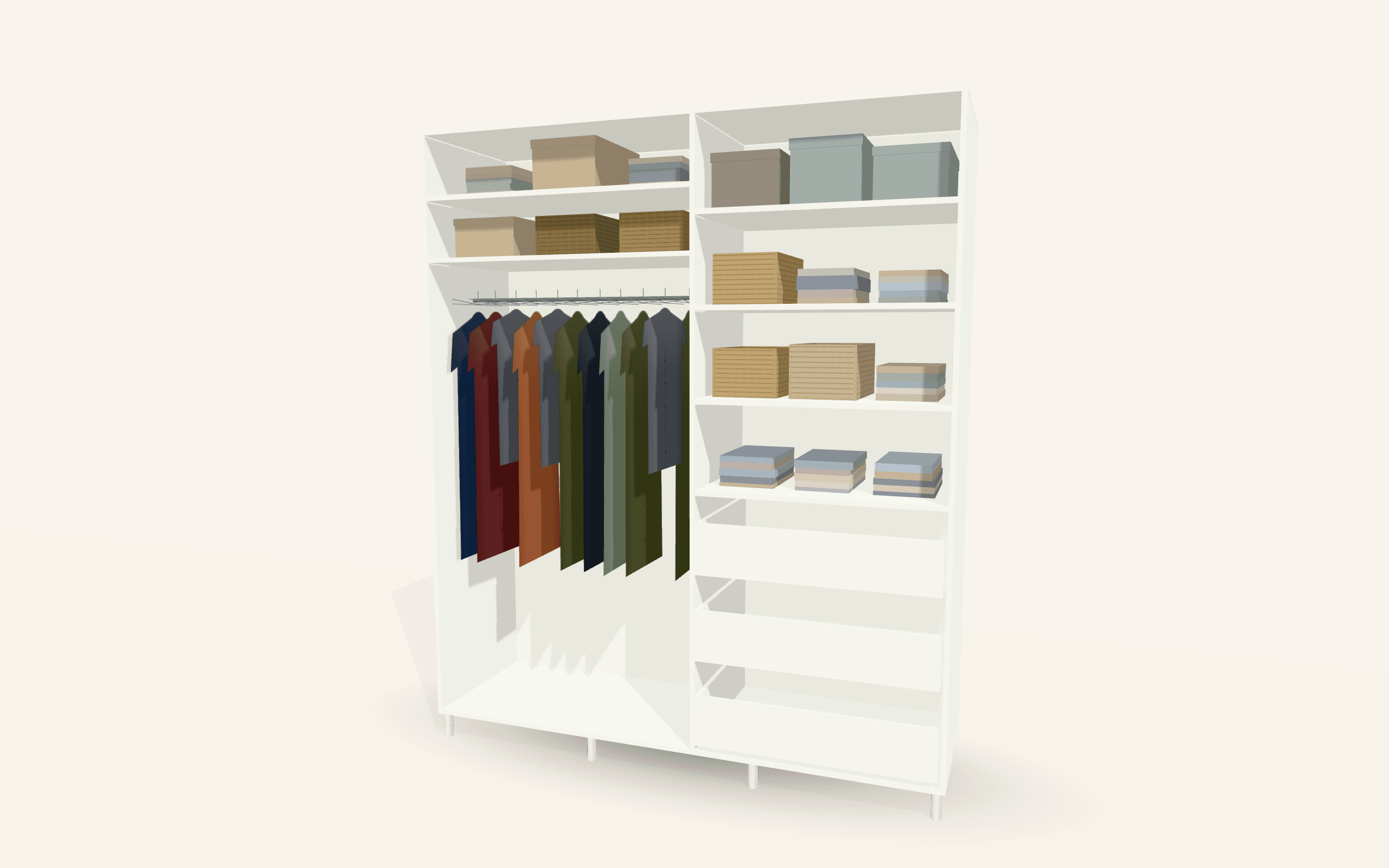 The Drawer Bank Wardrobe